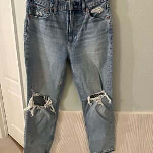 GAP Light Blue Distressed Boyfriend Jeans